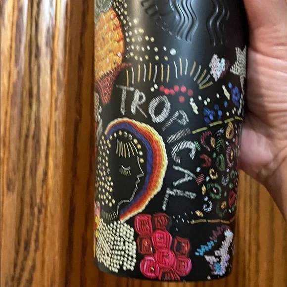 FARM Rio Starbucks | Artistic Black Tumbler - Picture 6 of 9